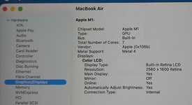 Good
													MacBook Air 2020 - 13" - Apple M1, Gold, 256 GB, 8 GB, photo 5 of 9