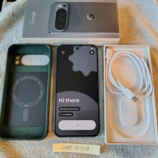 Google Pixel 10 Pro XL - Unlocked, 256 GB, Obsidian, GUL82