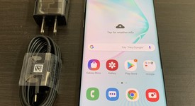 Good
													Samsung Galaxy Note 10 Plus 5G - Verizon, Aura Glow, 256 GB, 12 GB, SM-N976V, photo 1 of 7