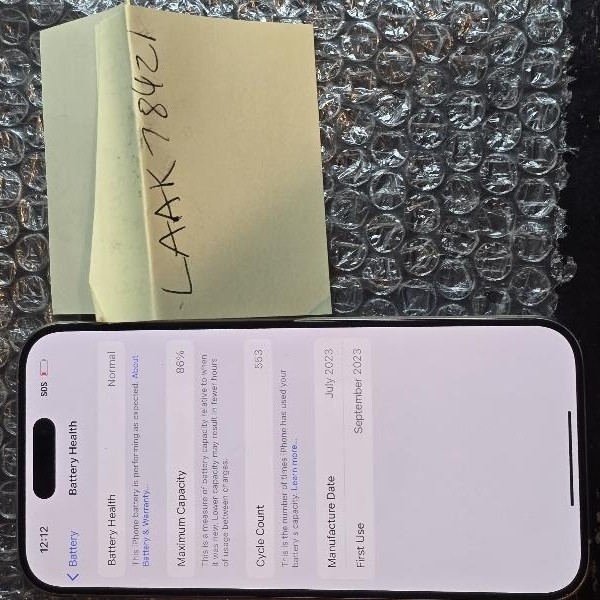 Apple iPhone 15 Pro - Unlocked, Natural, 128 GB, A2848