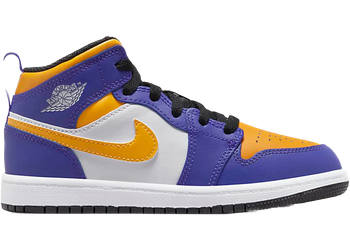 Jordan 1 Mid Lakers (PS) for sale