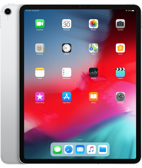 Apple iPad Pro 12.9 inch 3rd Gen 2018 - Unlocked, Silver, 512 GB, A2014