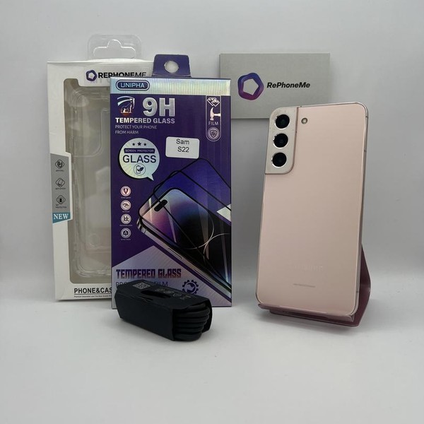 Samsung Galaxy S22 - Unlocked, 128 GB, Rose Gold, 8 GB, SM-S901U1