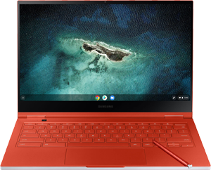Samsung Galaxy Chromebook - 256 GB, Red, 8 GB, Intel Core i5