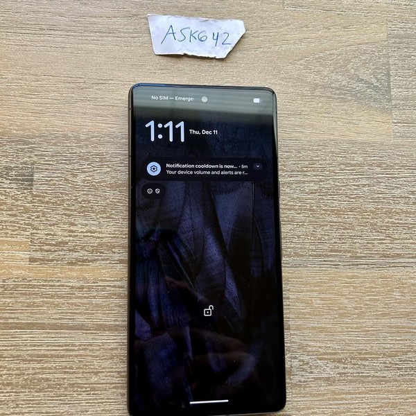 Google Pixel 7 - Unlocked, 128 GB, Obsidian, 8 GB, GVU6C, Sub-6 5G