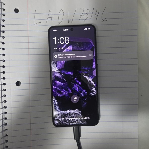 Google Pixel 8 - Verizon, 128 GB, Obsidian, 8 GB, GKWS6, mmWave 5G