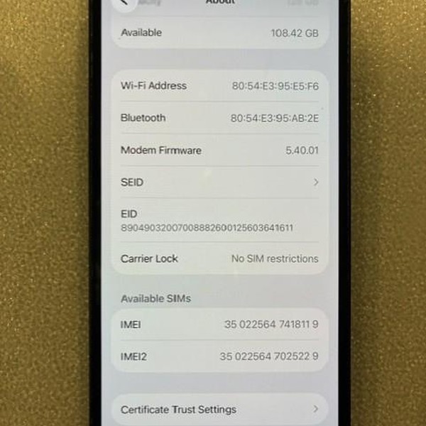 Apple iPhone 13 - Unlocked, 128 GB, Midnight, A2482