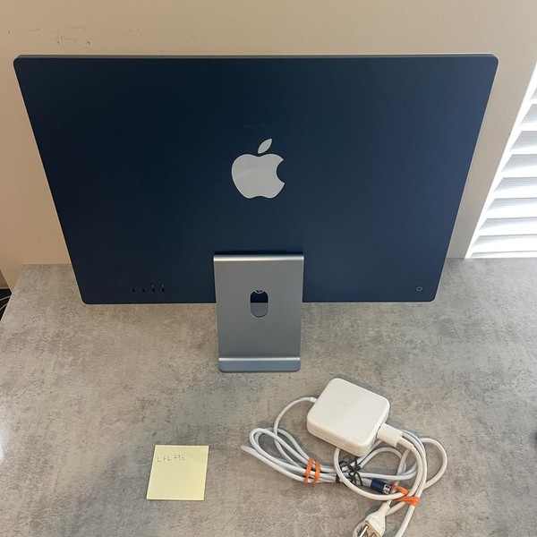 iMac 2023 24 inch - Apple M3, Blue, 256 GB, 8 GB, WiFi Only, 8-core GPU