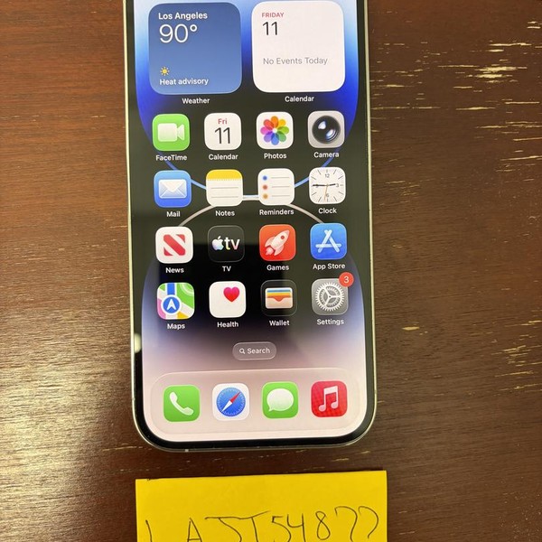 Apple iPhone 14 Pro - Unlocked, 256 GB, Silver, A2650