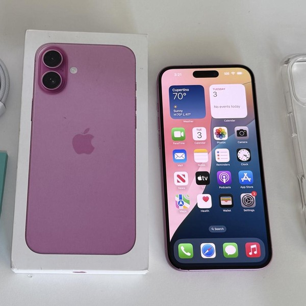 Apple iPhone 16 Plus - Unlocked, 128 GB, Pink, A3082