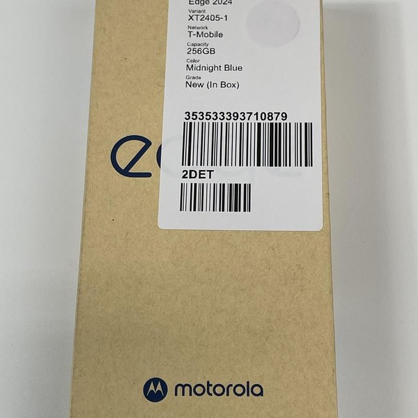 Motorola Edge (2024) - T-Mobile, Midnight Blue, 256 GB, 8 GB