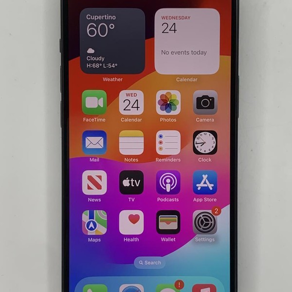 Apple iPhone 15 - Unlocked, 128 GB, Black, A2846