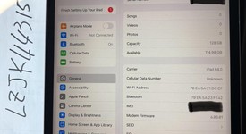 Good
													Apple iPad Pro 11" 2nd Gen 2020 - Unlocked, Gray, 128 GB, A2068, photo 1 of 6
