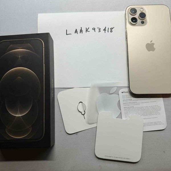 Apple iPhone 12 Pro Max - Unlocked, 128 GB, Gold, A2342