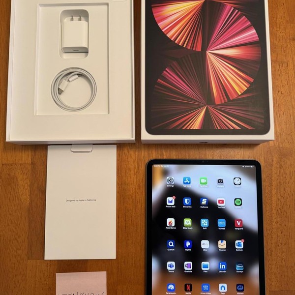Apple iPad Pro 11 inch 3rd Gen 2021 - Wi-Fi, 128 GB, Gray