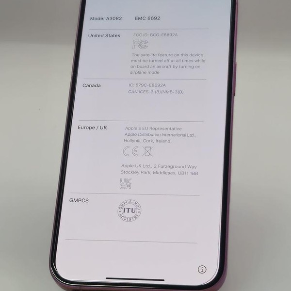 Apple iPhone 16 Plus - Unlocked, 128 GB, Pink, A3082