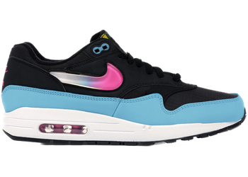 Nike Air Max 1 Jelly Swoosh Black Fuchsia Blue Fury for sale