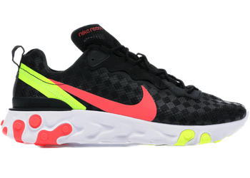 Nike React Element 55 Black Crimson Volt for sale