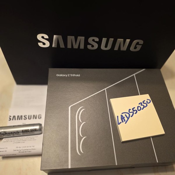 Galaxy Z Trifold - Unlocked, 512 GB, Crafted Black, 16 GB, SM-F968U1