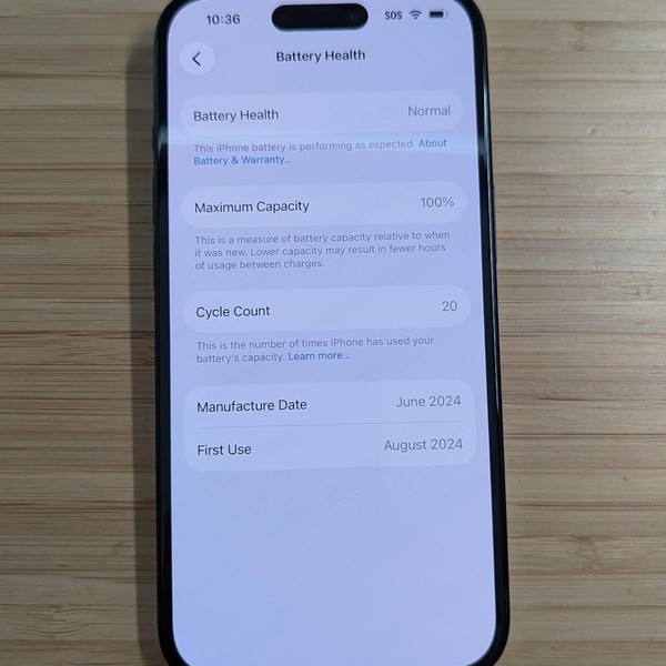 Apple iPhone 15 - Unlocked, 128 GB, Black, A2846