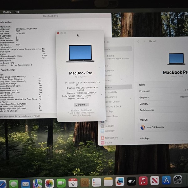 MacBook Pro 2019 - 15 inch - I7, Gray, 512 GB, 16 GB