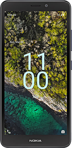 Nokia C100 - Unlocked, 32 GB, Blue, 3 GB