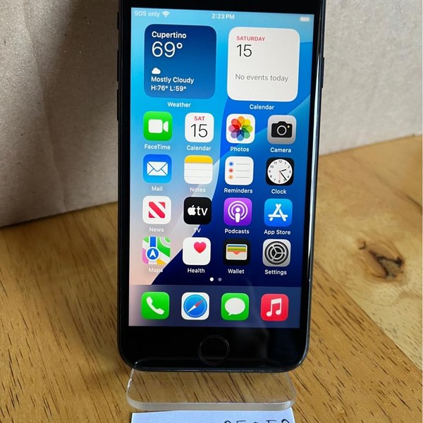 Apple iPhone SE 3rd Gen 2022 - Unlocked, 64 GB, Midnight, A2595