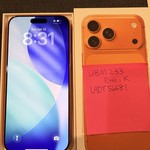 Mint Apple iPhone 17 Pro Max - Unlocked, 256 GB, Cosmic Orange, A3257