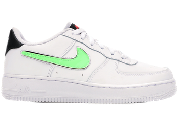 Nike Air Force 1 Low Removable Swoosh White Green Strike (GS) for sale