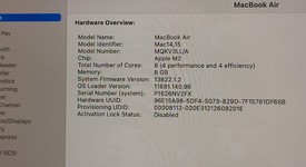 Good
													MacBook Air 2023 (M2) - 15" - Apple M2, Starlight, 512 GB, 8 GB, photo 4 of 9