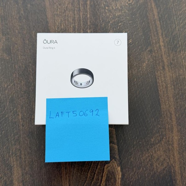 Oura Ring Gen 4 - Black, Size 7