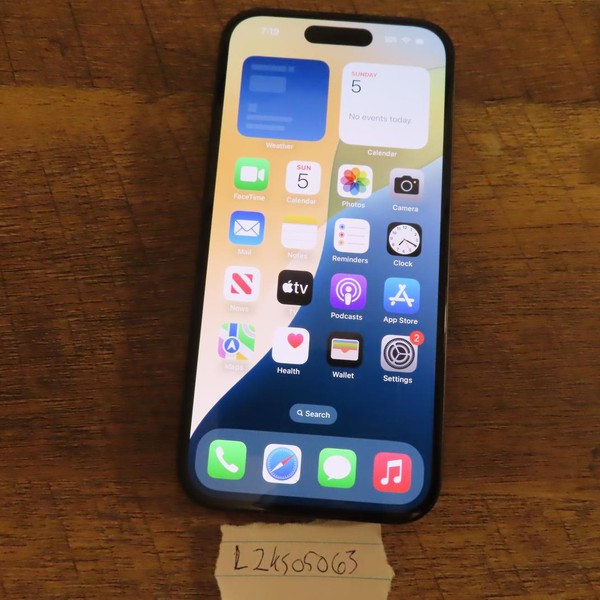 Apple iPhone 15 - Verizon, 128 GB, Black, A2846