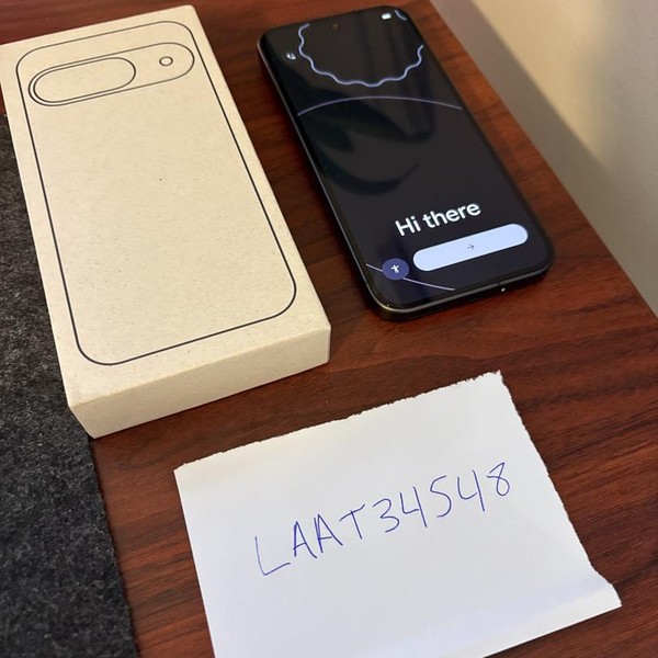 Google Pixel 9 - Unlocked, Obsidian, 128 GB, 12 GB, G2YBB