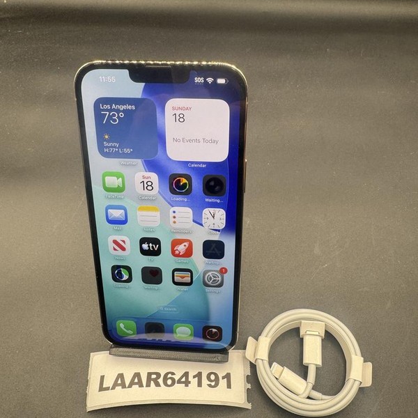 Apple iPhone 13 Pro Max - Unlocked, 128 GB, Gold, A2484