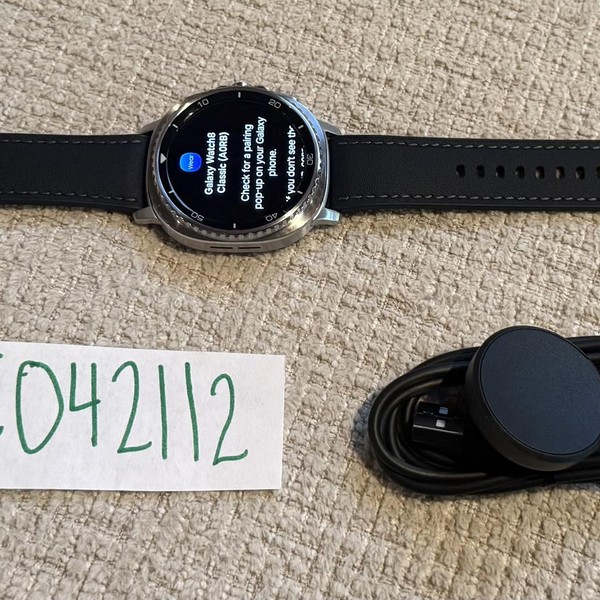 Samsung Galaxy Watch8 Classic - Unlocked, Black, SM-L505, 46mm