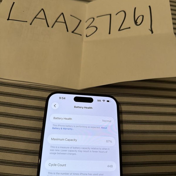 Apple iPhone 15 Pro Max - Unlocked, Black, 256 GB, A2849