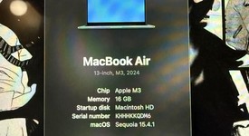Good
													MacBook Air 2024 (M3) - 13" - Apple M3, Midnight, 256 GB, 16 GB, 8-core GPU, photo 2 of 11