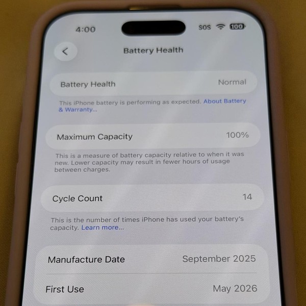 Apple iPhone Air - Unlocked, 256 GB, Light Gold, A3260