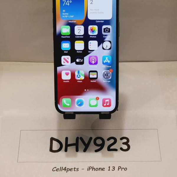 Apple iPhone 13 Pro - Unlocked, 128 GB, Silver, A2483