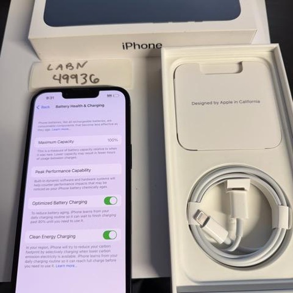 Apple iPhone 13 - Unlocked, 128 GB, Midnight, A2482