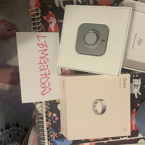 Oura Ring Gen 4 - Silver, Size 10