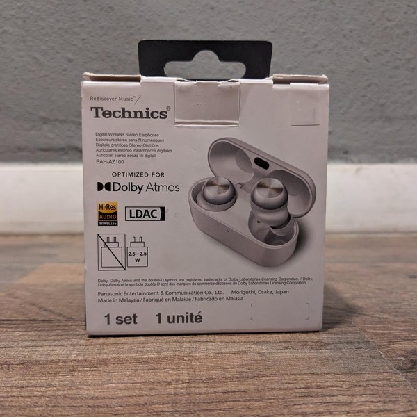 Technics AZ100 Hi-Fi Wireless Earbuds - Silver