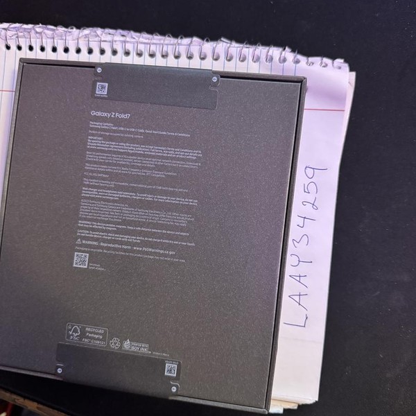 Samsung Galaxy Z Fold7 - Verizon, Silver Shadow, 256 GB, 12 GB, SM-F966U