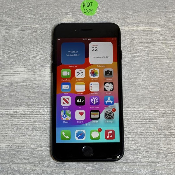 Apple iPhone SE 3rd Gen 2022 - Unlocked, 64 GB, Midnight, A2595