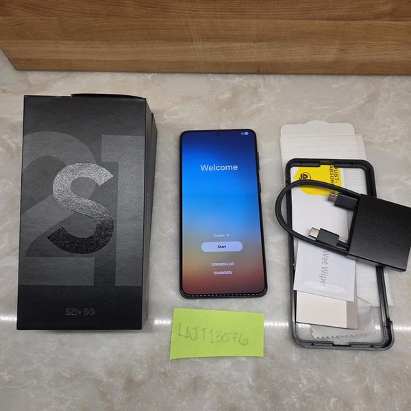 Samsung Galaxy S21 Plus 5G - Unlocked, 256 GB, Black, 8 GB, SM-G996U1