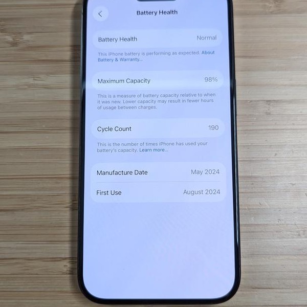 Apple iPhone 15 Pro - Unlocked, 128 GB, Blue, A2848