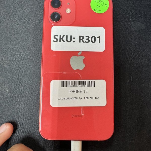 Apple iPhone 12 - Unlocked, 128 GB, Red, A2172