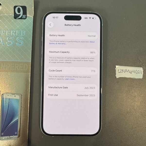 Apple iPhone 15 - Unlocked, 256 GB, Blue, A2846