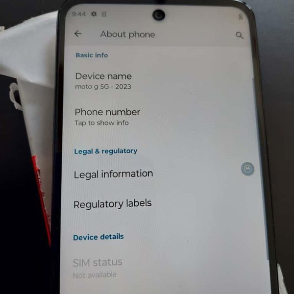 Moto G 5G (2023) - Unlocked, Gray, 128 GB, 4 GB