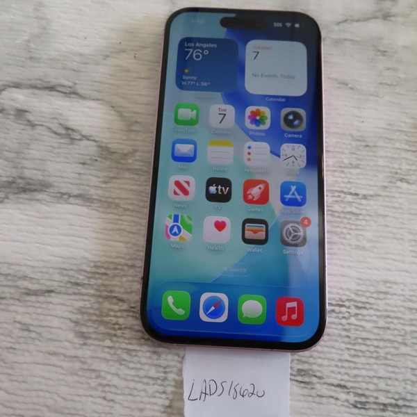 Apple iPhone 15 - Unlocked, 128 GB, Pink, A2846